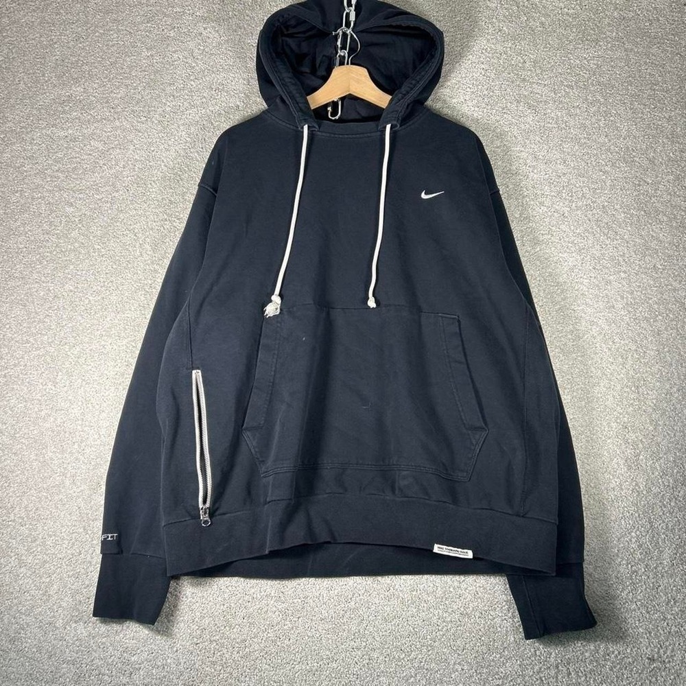 Men's Nike standard issue tech dri-fit black essential sportswear hoodie Size XL